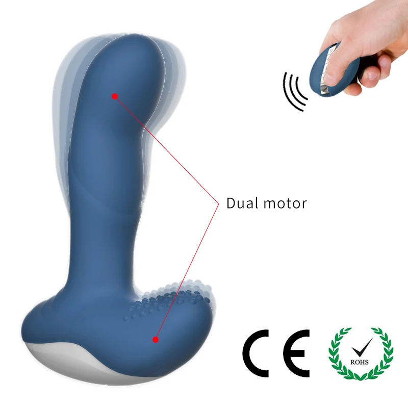 2020 New Remote Control  Rotating Electric Silicone Vibrator Sex Products Vibrator Dildo Male Prostate Massage Tools Massager
