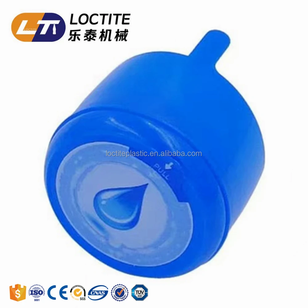 factory price New Material Non-Spill  PET 5 Gallon bottle Cover cap lids PE Blue Plastico Plastic Caps 55mm 5 gallon lids 5 gall
