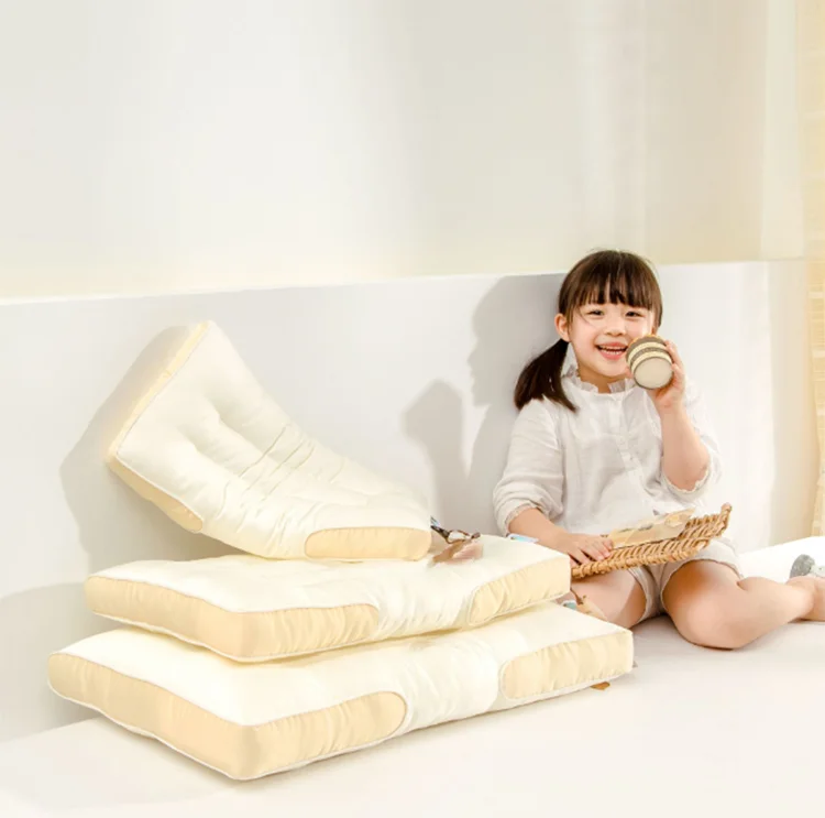 Grade Mother Infant Soybean Fiber Pillow with Excellent Cervical Spine Protection Sleep Ventilation Moisture Absorption-for Neck