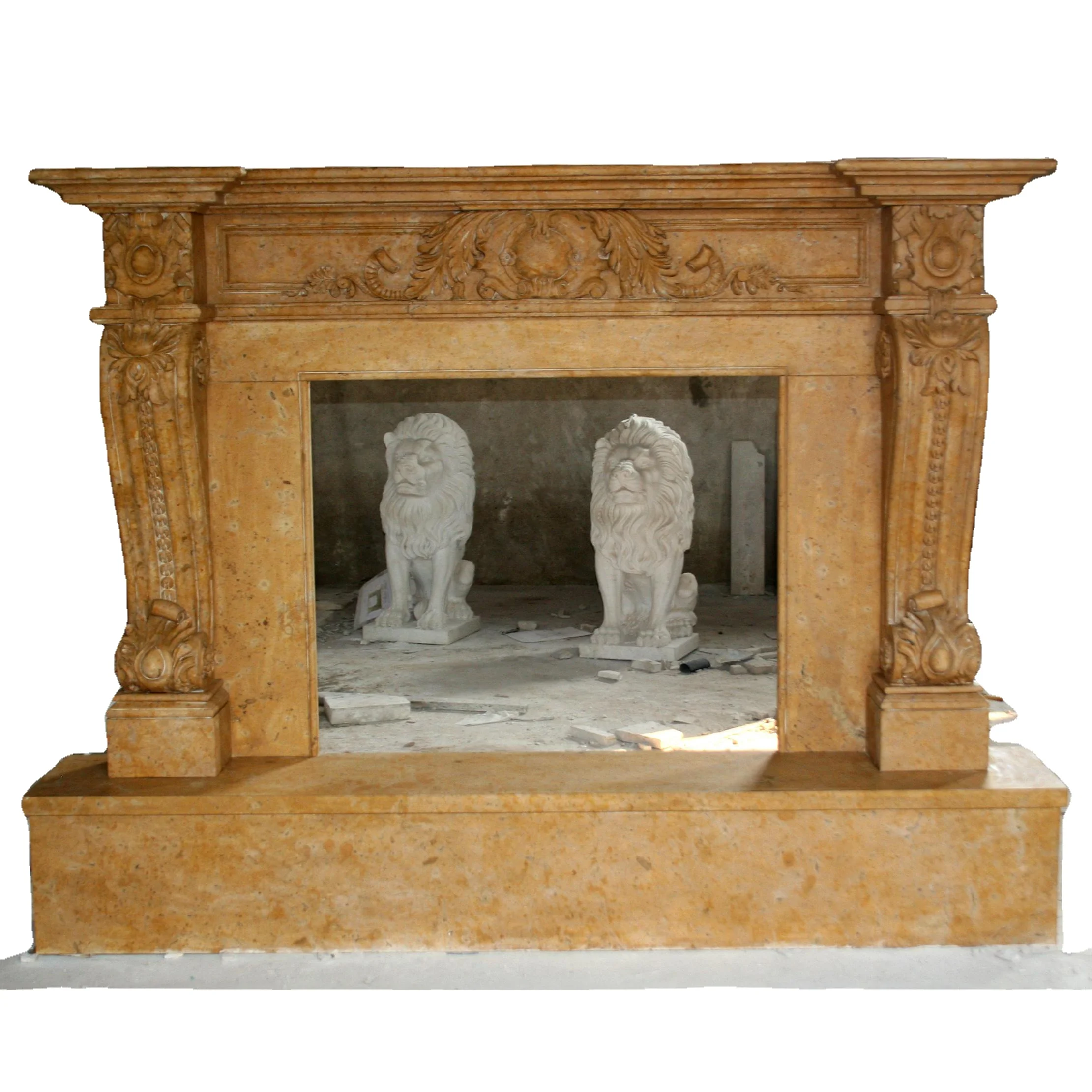 Высокое качество украшения камень ручной работы мраморный камин