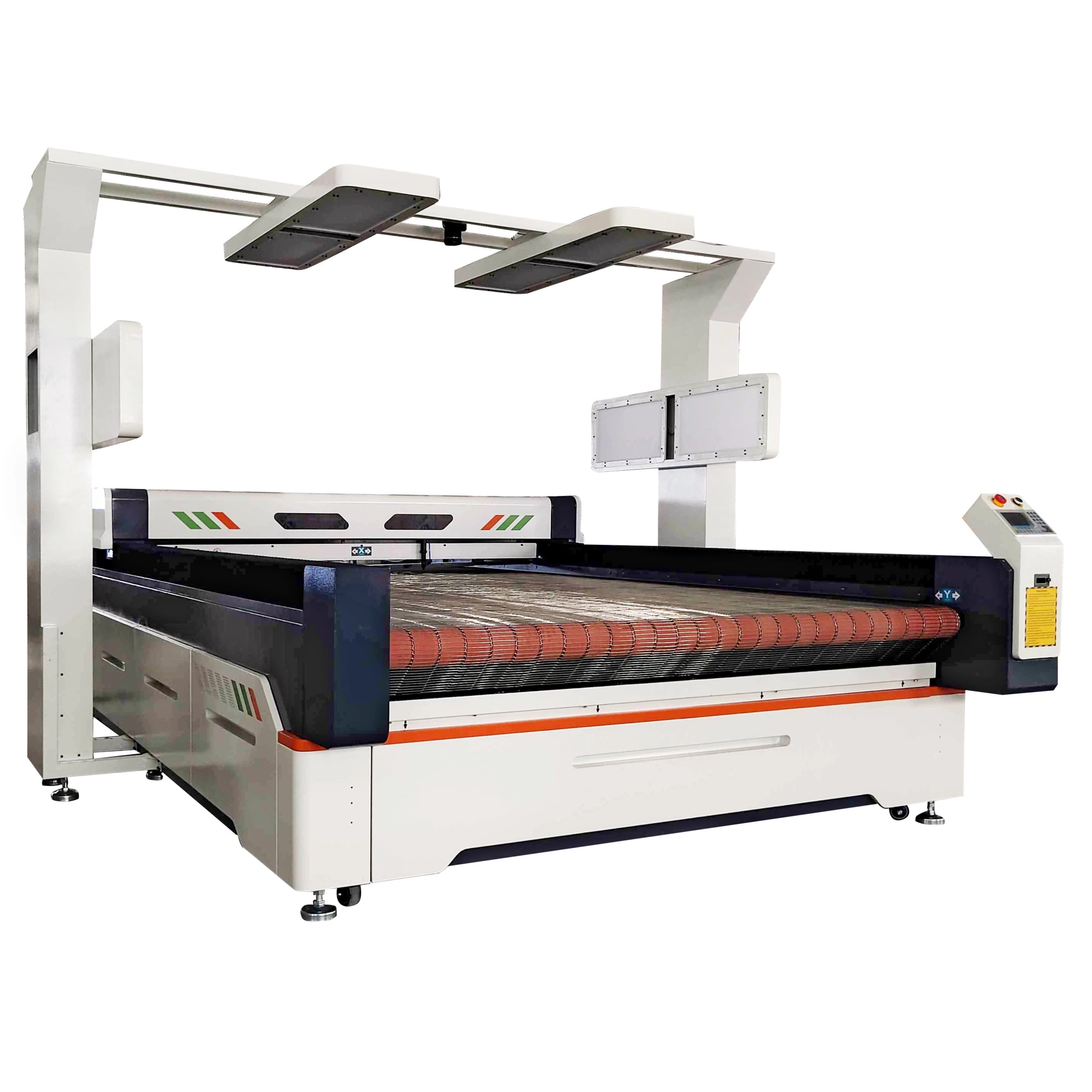 laser fabric cutting machine ccd co2 laser embroidery lebel with camera 2022 laser cutting machine for blinds