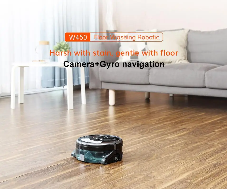 Новое поступление 2021 напольный робот-пылесос с двойным Wi-Fi дистанционным Центральным управлением 2900 мАч