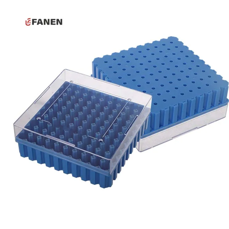 Fanen science  Medical test 2d barcode external thread tube 2d cryogenic vial cryovial storage box for cell culture