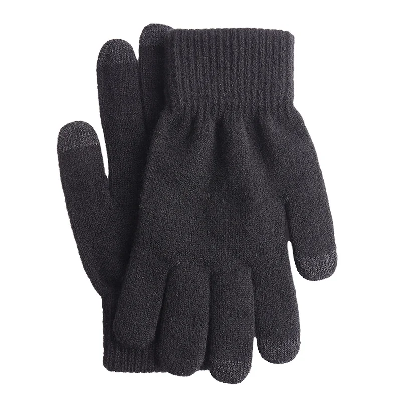 Custom Logo Touch Screen Glove Tactile Texting Warm Fashion Gloves Winter Gloves