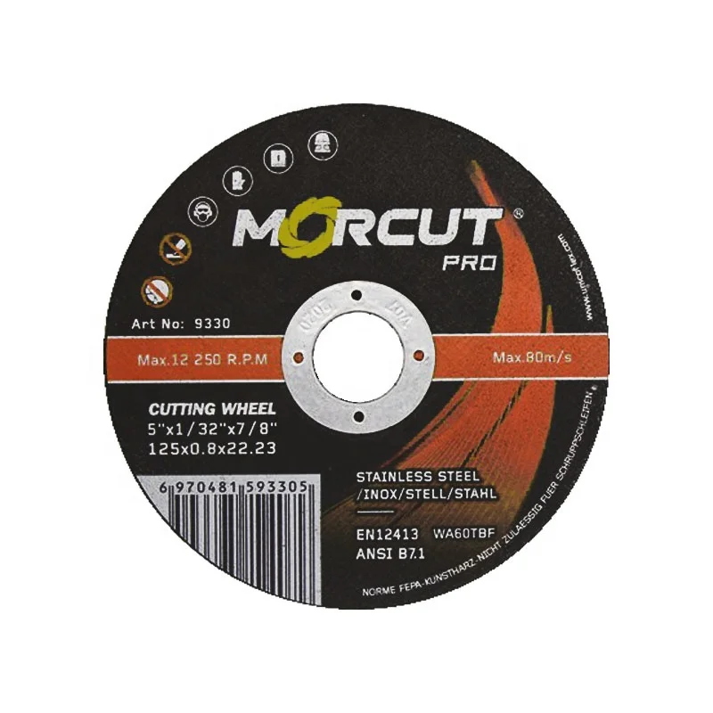 MORCUT 125x0.8 Metal Cutting Disc 4 1/2 Aluminum Oxide Cutting Wheels Flexible Saw Blade Angle Grinder