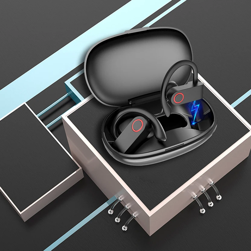 TWS Wireless Headphones Bluetooth Earphones Noise Canceling Sports Waterproof Headset Bluetooth Earbuds With Microphone