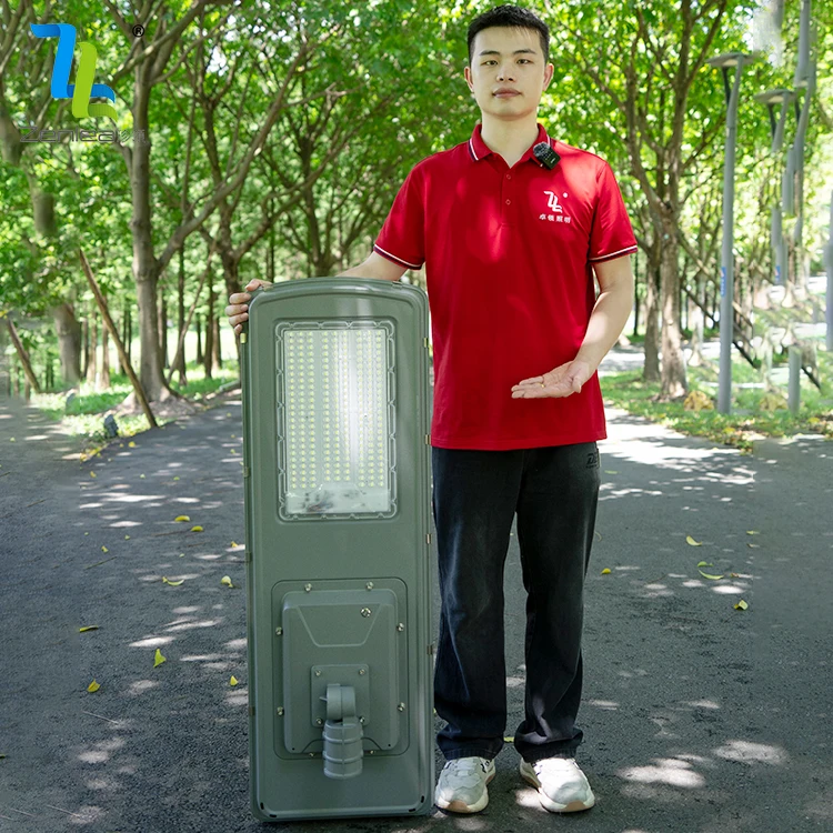 Outdoor Road Lighting Ip65 Waterproof Solar Lamp 150w 200w 300w Die-cast Integrated All In One Led Solar Street Light