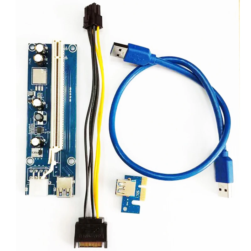  Распродажа PCI USB Райзер PCIE PCI-E Компьютерные аксессуары настольная карта E для