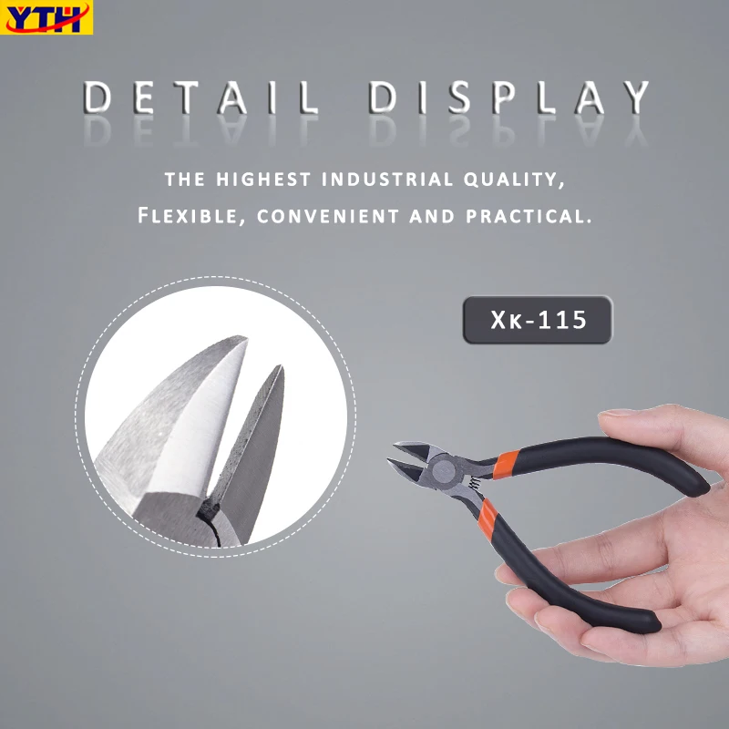 YTH Pliers XK-115 115mm Wishful Clamp Side Cutting Nippers Diagonal Pliers Hand Tool Cutter Jewelry Crafting Plier Designer
