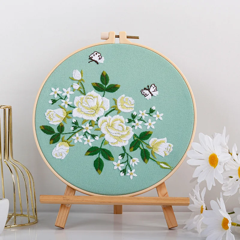 DIY cross stitch kits chinese Handmade Sewing Embroidery Kit for Adults Folk Flower Embroidery Kits
