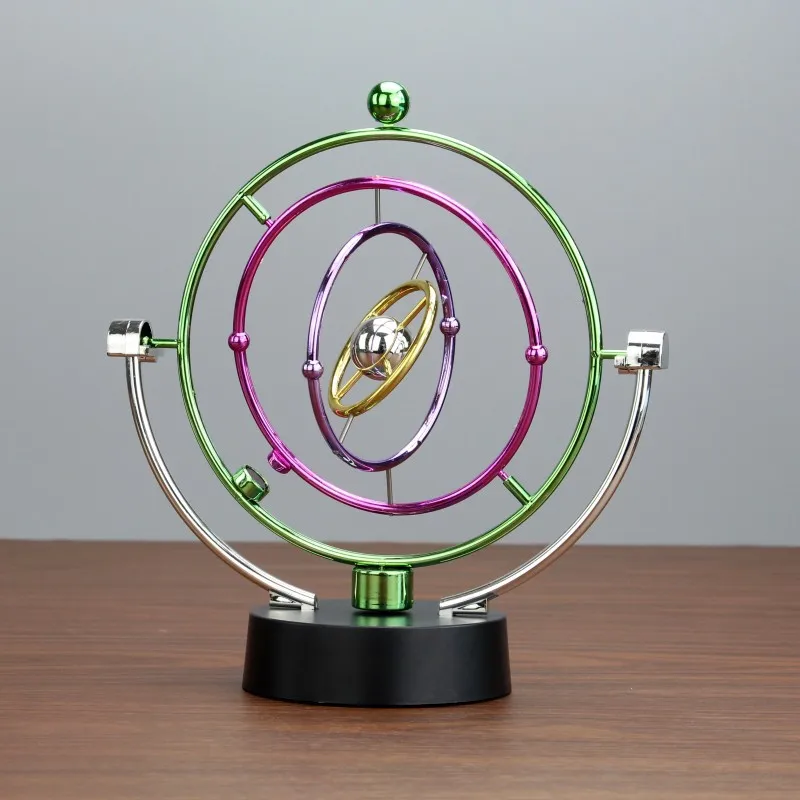 Ornaments Gift Artifacts Space Science Celestial Motion Metal Home Decoration Digital Printing Star Aluminum Alloy Figurine