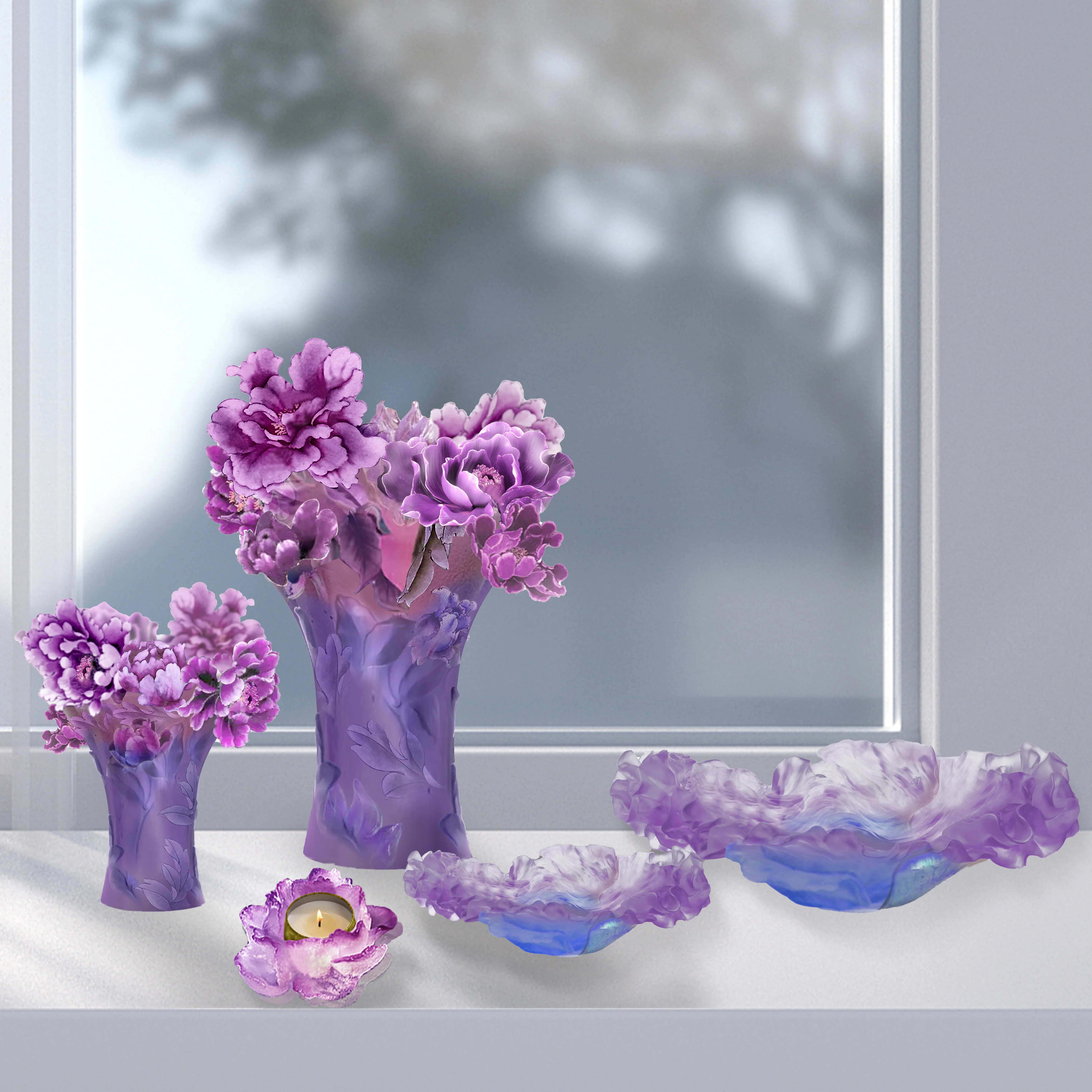 Индивидуальные домашние Потрясающие K9 и стекло для украшения офиса хрустальная ваза liuli