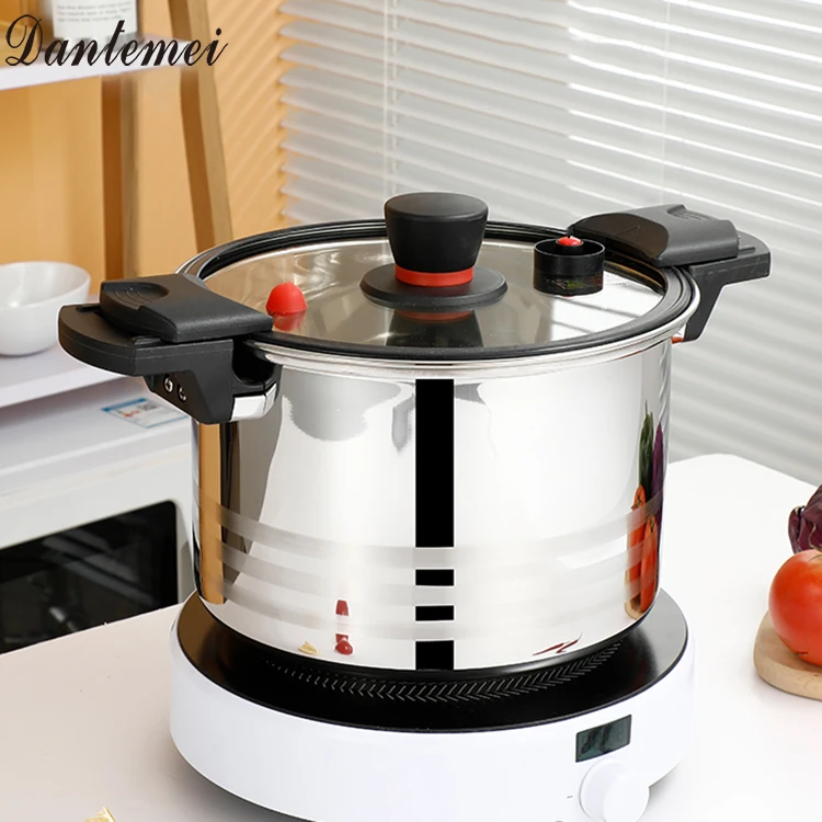 Perfect Quality Stainless Steel Multifunctional Pressure Cooker Pot Soup Pot Kitchen Cookware