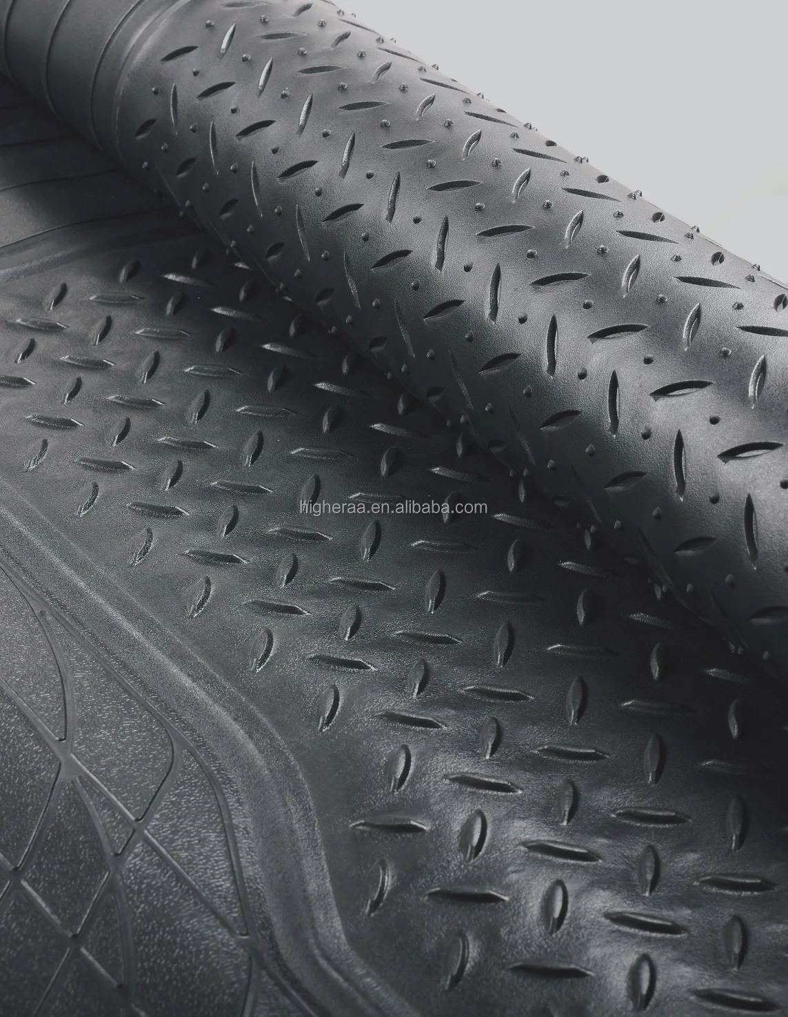 HIGHER Trimmable to Fit for Car, SUV, Van, Trucks Protector Heavy Duty Rubber CAR Trunk Mat Cargo Liner Mat