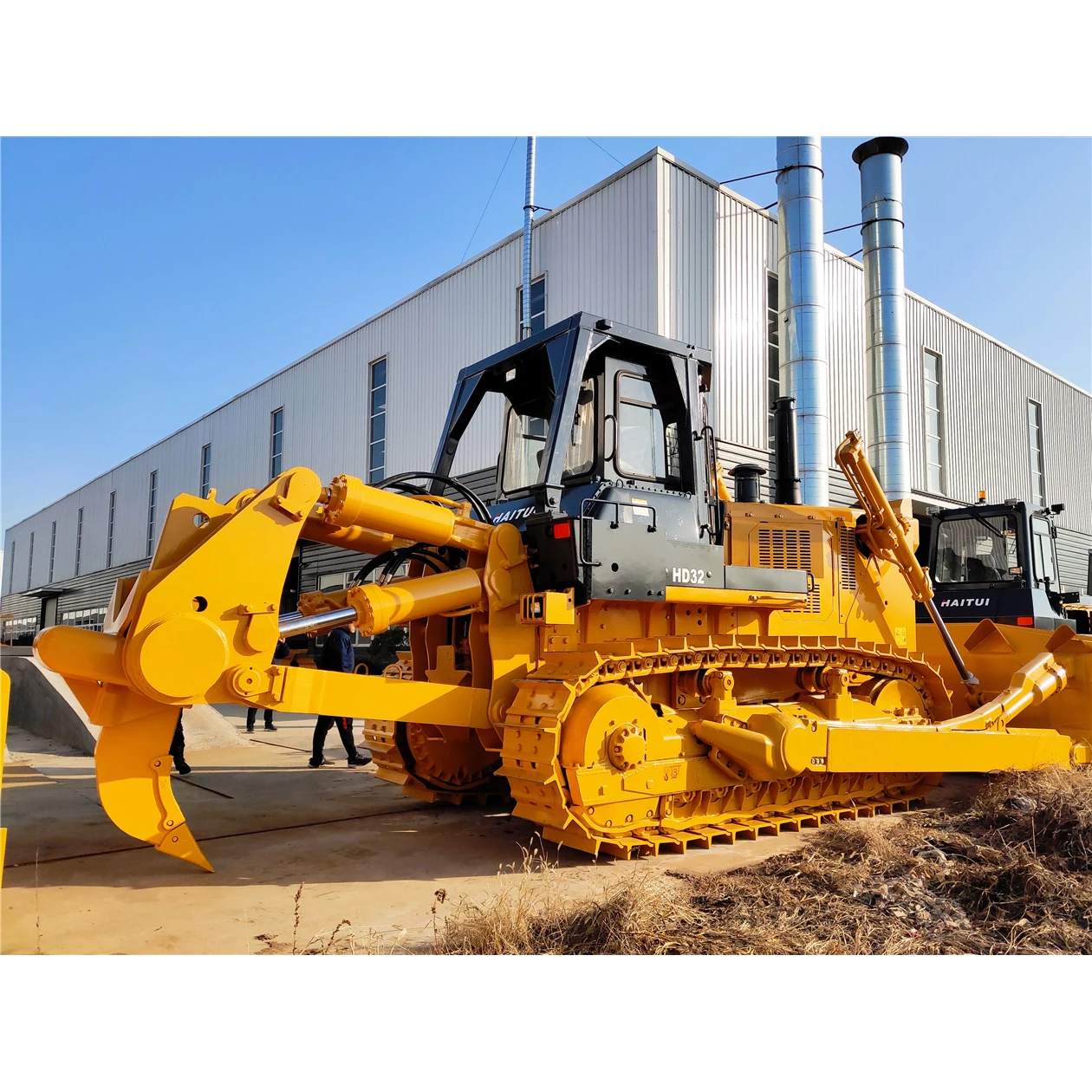 Famous China Brand HAITUI Straight-Tilt Blade Bulldozer HD32 Crawler Dozer