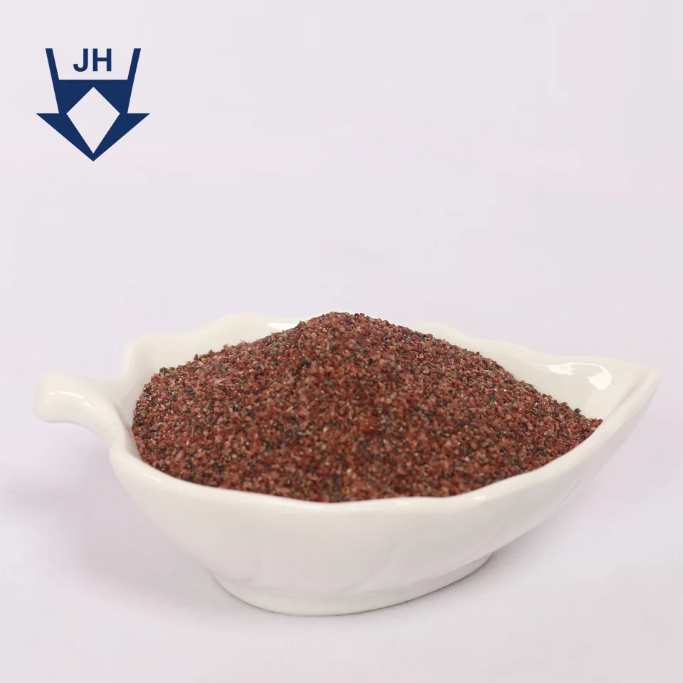 ISO 9001 Certification Sand Blasting Garnet Abrasive Powder 20/40