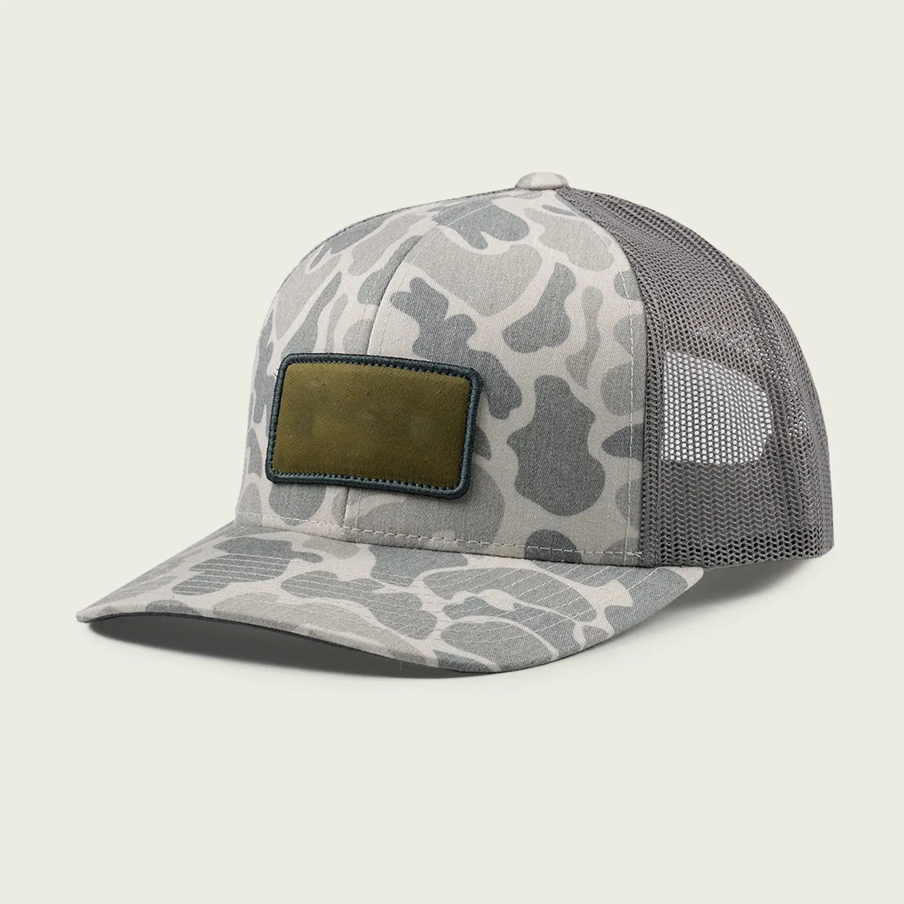 High crown 2 tone Woven Fitted With side stripes Western Leather Embroidery Animal Pu Short bill Camo Trucker Hats