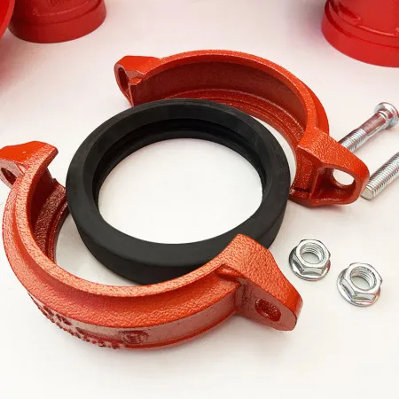 pipe fittings Rigid groove joint grooved fittings ductile iron flexible coupling for fire fighting