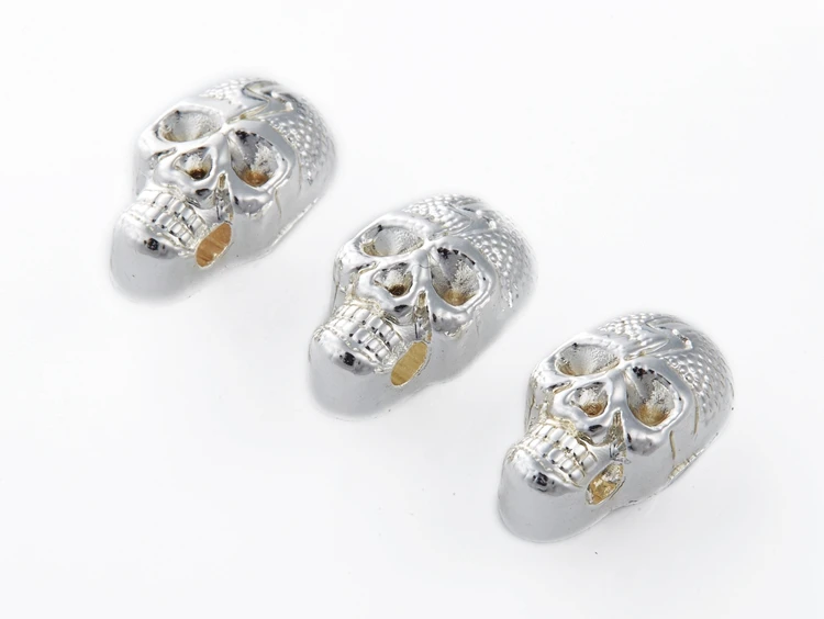 NIUNIU Factory Wholesale Best Quality Alloy Brass Metal Skull Jeans Rivets Buttons For Garment From China