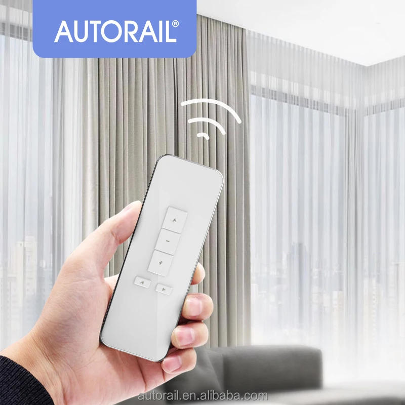 House automation system 433MHZ automatic electric curtain rail for smart home curtains