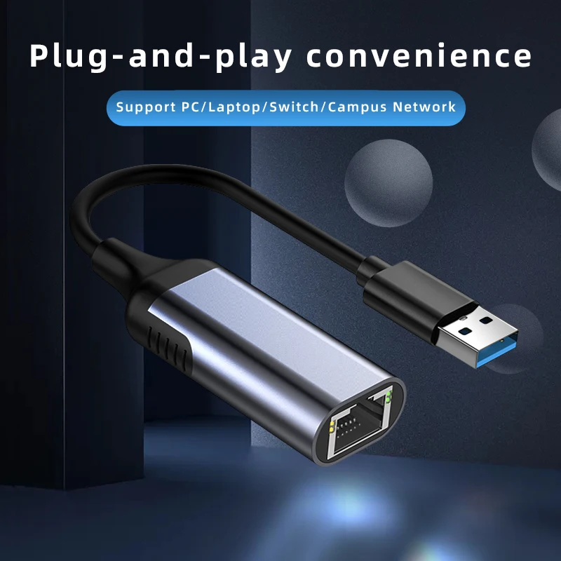 Usb-концентратор для зарядного устройства RJ45, 1000 м, USB-концентратор из алюминиевого сплава, BASIX, 1 порт, фабричная частная модель