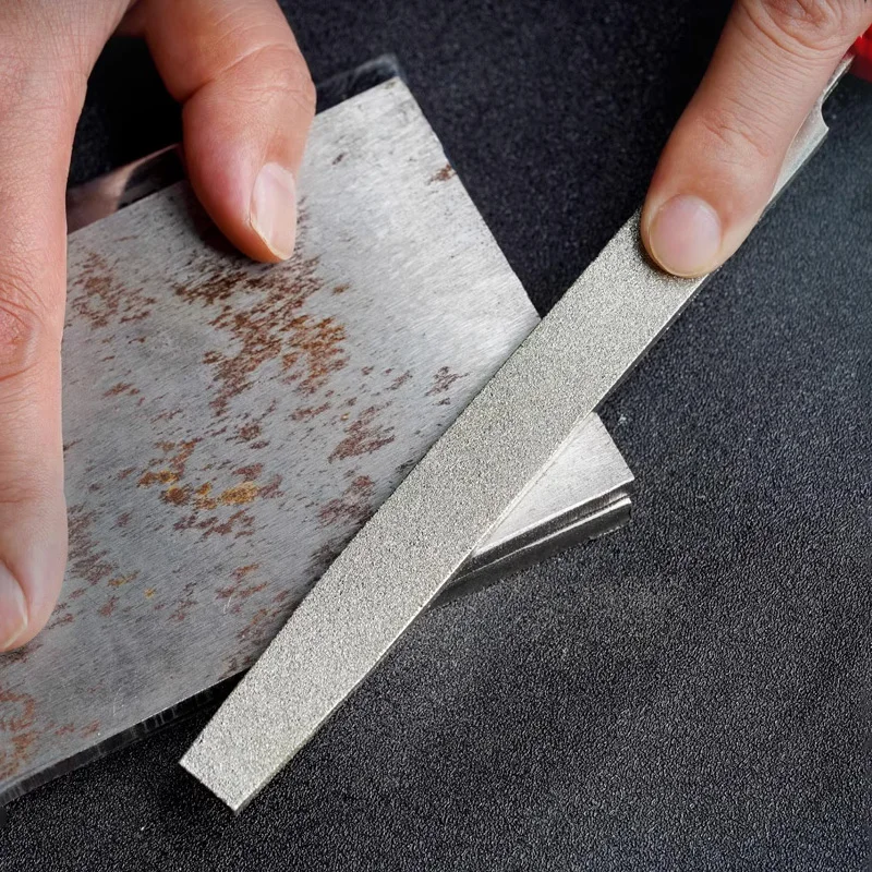 Diamond File Set Glass Stone Craft Shaping Diamond Needle File Sewing Tool Plastic Handle Grinding And Polishing Tool