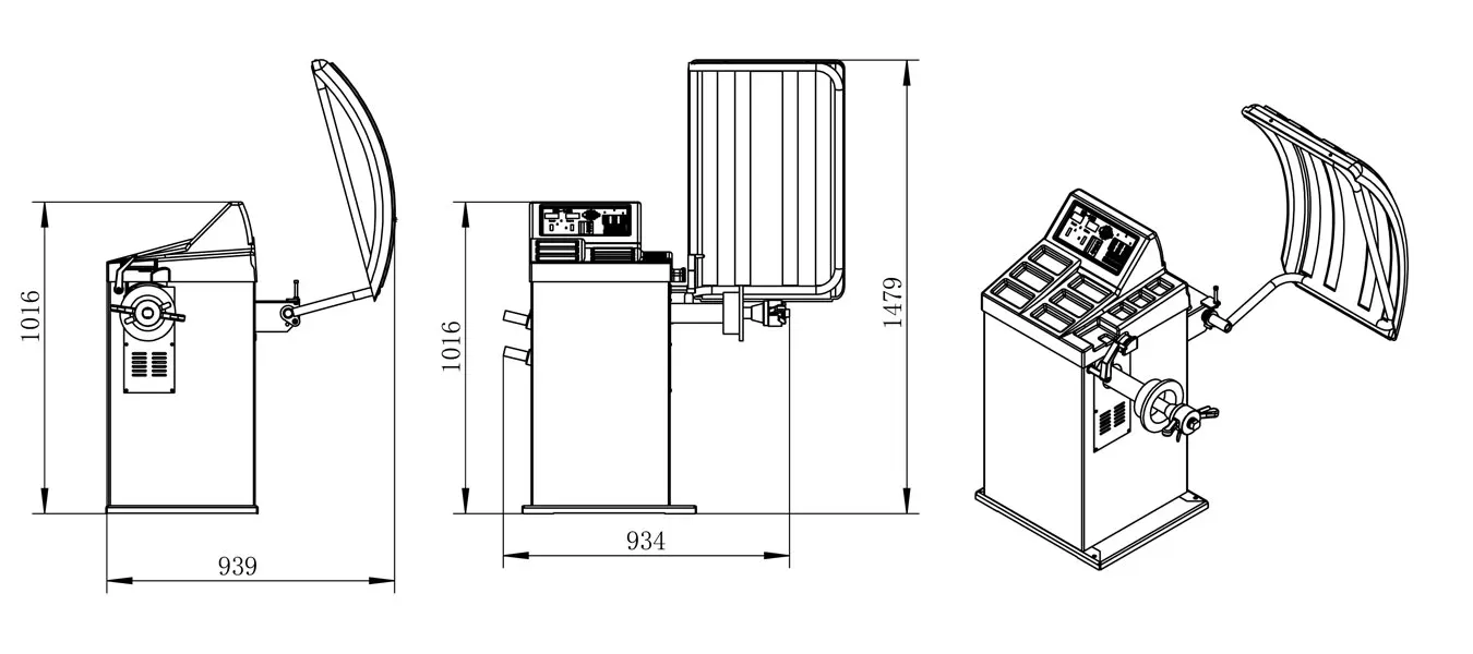 Precision Brand Customized Wheel Balancing Equipment Automatic Wheel Balancer for Car Repair