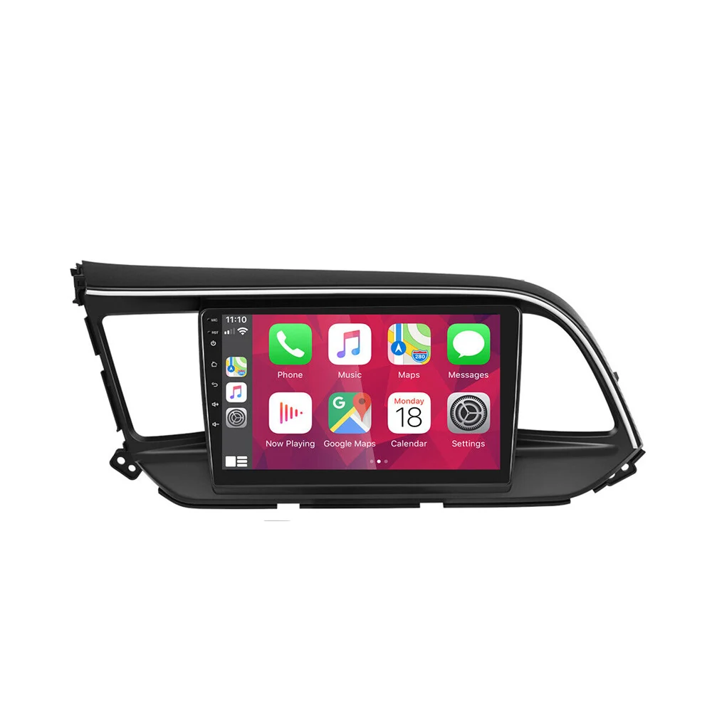 9 Inch Android 12 Car Stereo Car Radio For Hyundai Elantra MK6 2019-2020 Carplay Android Auto GPS Wifi Hifi FM RDS