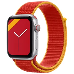 Ремешок спортивный нейлоновый для iwatch 1 2 3 4 5 6 44 мм 40 42