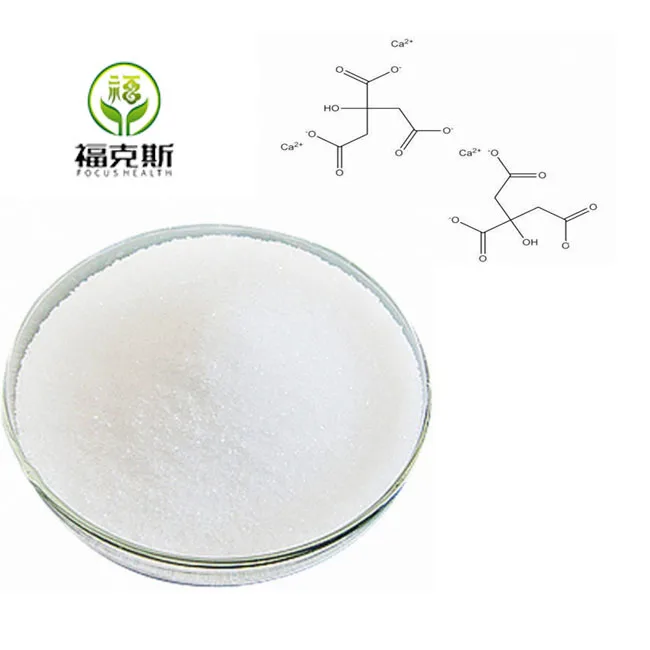 Wholesale Price Food Grade Calcium Citrate Powder Cas No 5785-44-4 Food Supplements