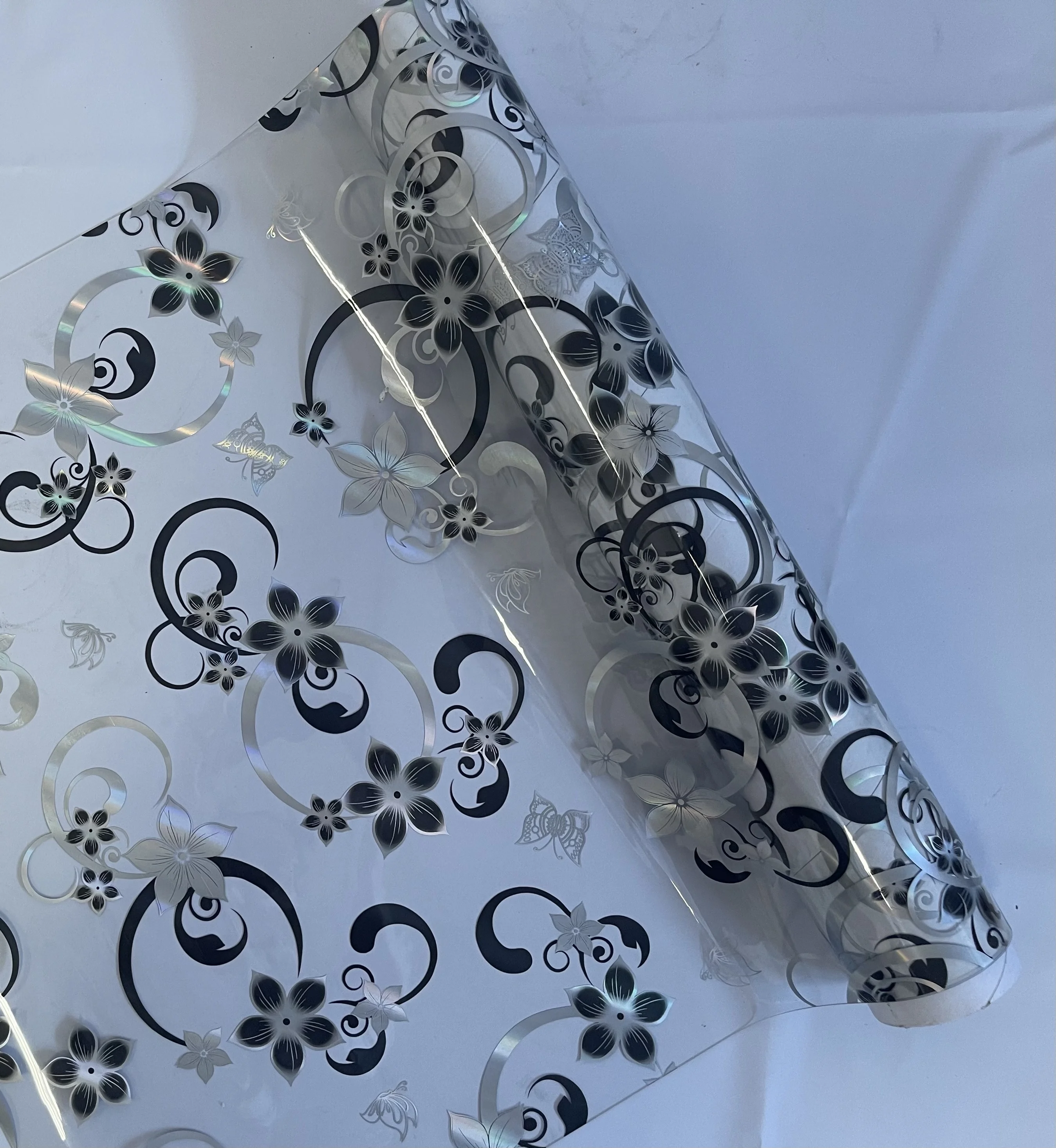 2022 new arrival pvc tablecloth roll pvc film lace pvc tablecloth