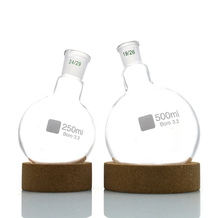 Tiandi Lab 500ml Glass Round Bottom One Neck Boiling Flask
