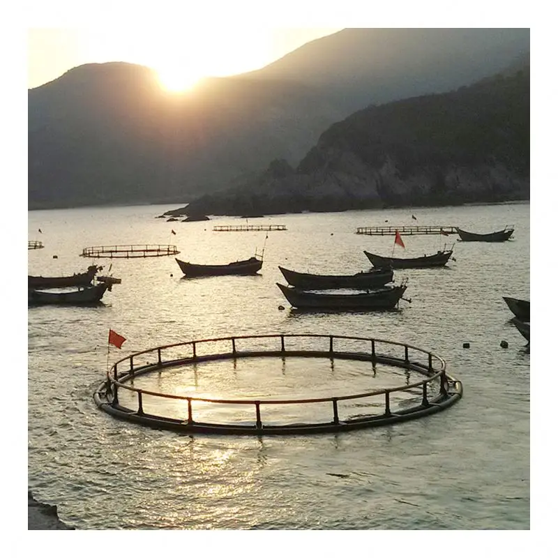 offshore fish farming cages deepwater open ocean, jaulas de cultivo de peces