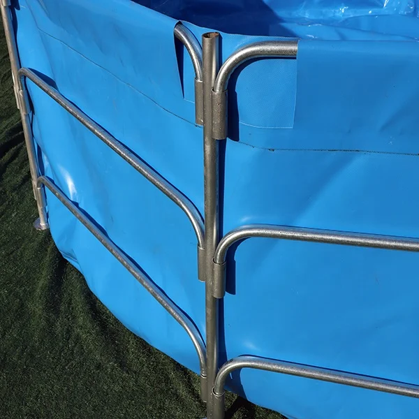 Custom aquaculture 1000 liter 5000 litres pvc canvas tv stand tilapia fish farming tank with stand