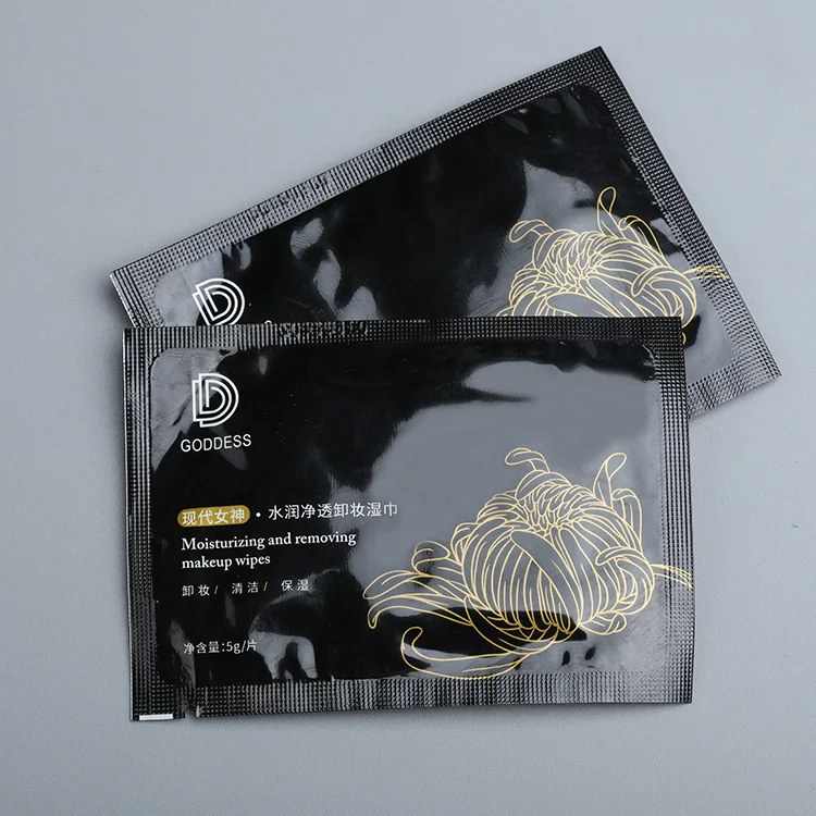 Individual Package OEM Factory Facial Private Label Makeup Remover Wet Wipes