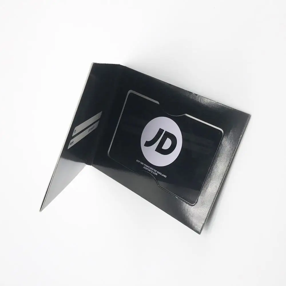 Credit card size Plastic GIFT card with barcode