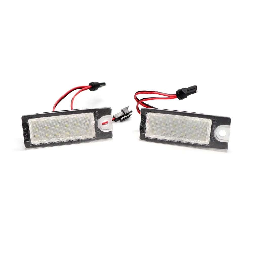 Hot sales quality 12V LED Number Plate Light for Volvo V70 XC70 XC90 S60 S80 White Car License Plate lamp Canbus