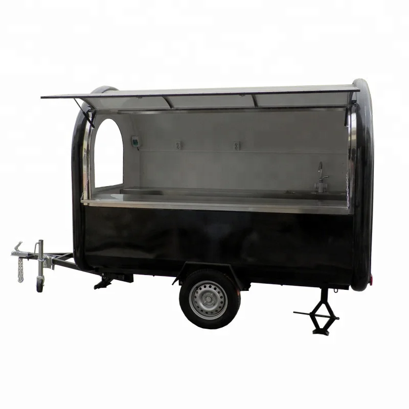 Fiberglass mobile fast Ice Cream BBQ Churros Donut Concession trailer food truck