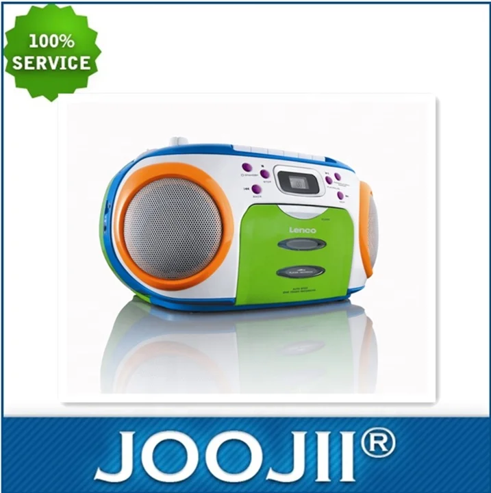 Portable stereo FM radio with CD-Placyer and Cassette