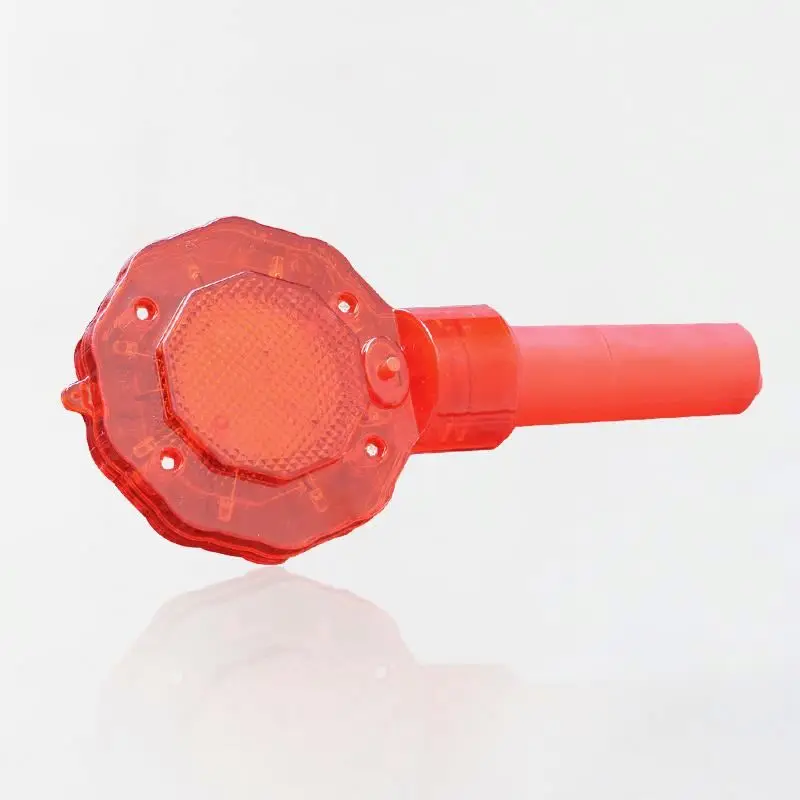 Hand-held plum blossom warning light Traffic road warning LED lamp bead warning light Stop sign traffic indicator