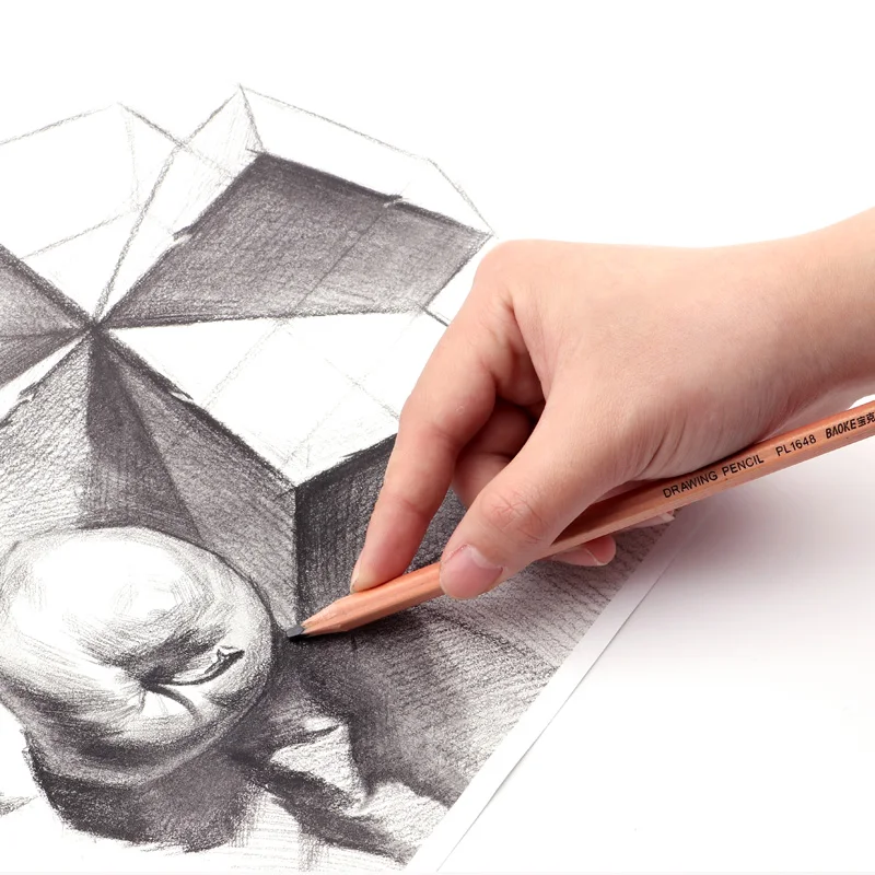 luxury pencil wooden 8B pencil black drawing pencil with graphite lead