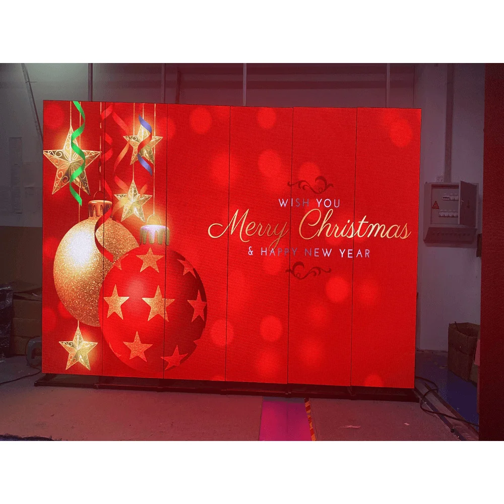 Portable Slim Advertising Digital Signage Video Screen Banner Indoor P2.5 Smart Led Poster Display