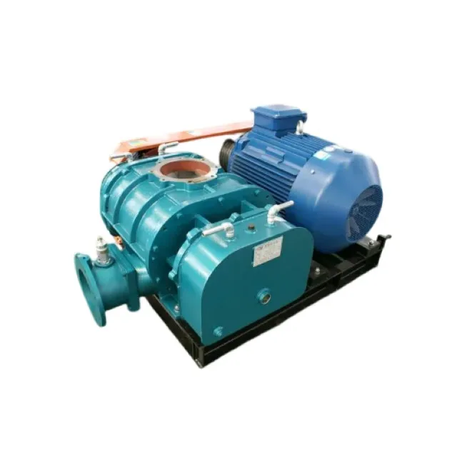 China best factory methane biogas roots blower pump for rotary lobe type