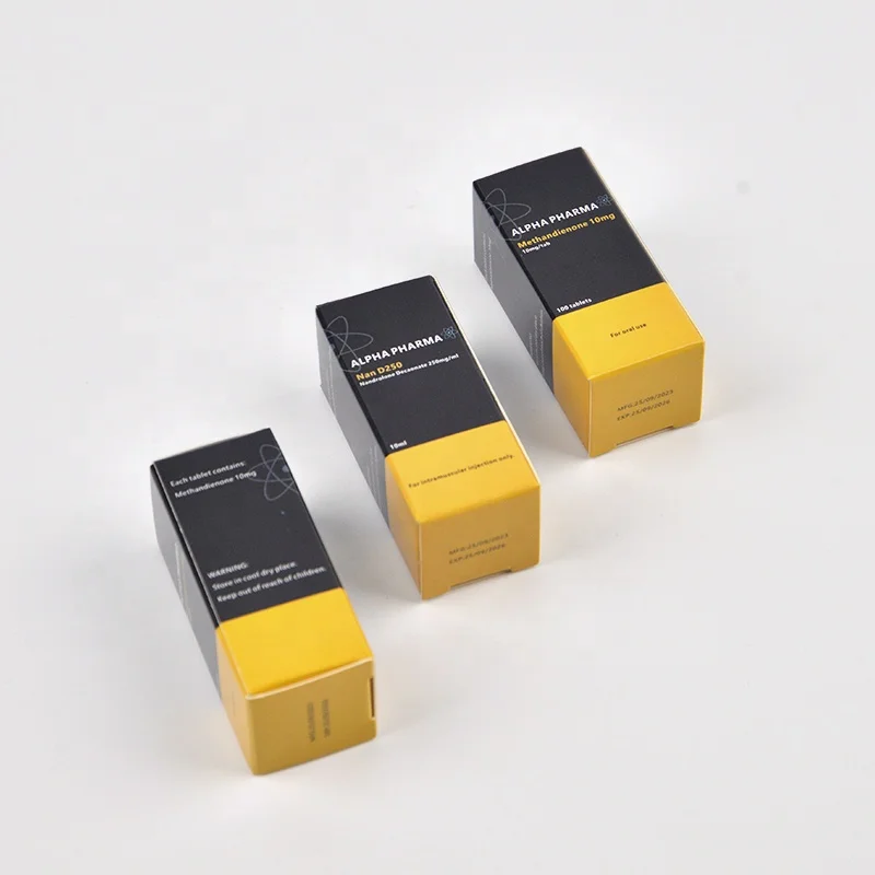 Pharmaceutical folding paper storage box vial packaging boxes for 10ml vials