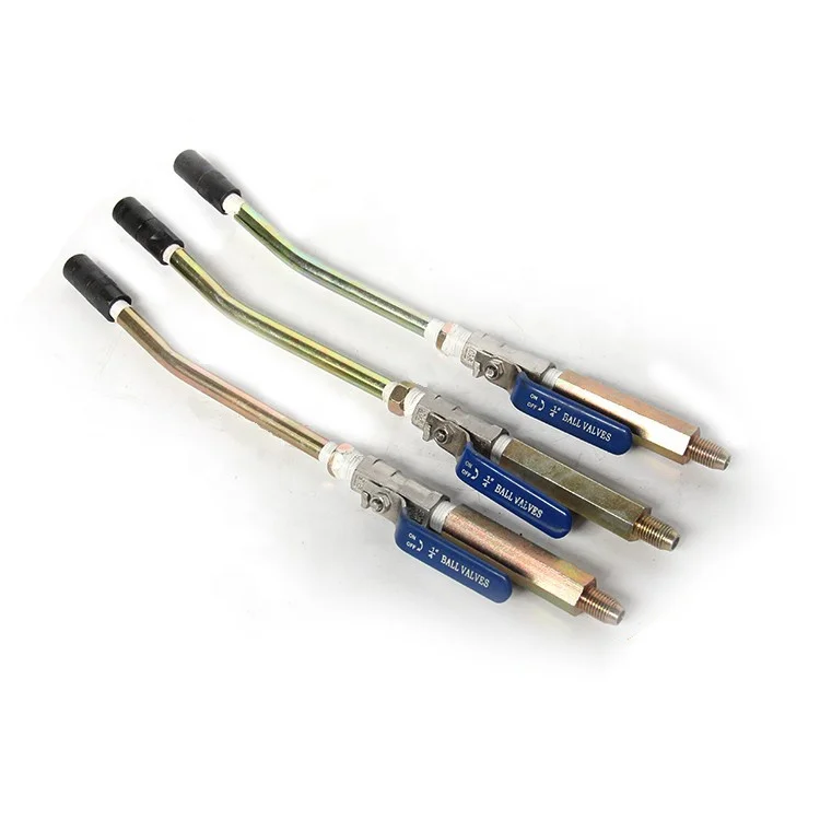 Steel operating gun barrel injection pump on off valve connected