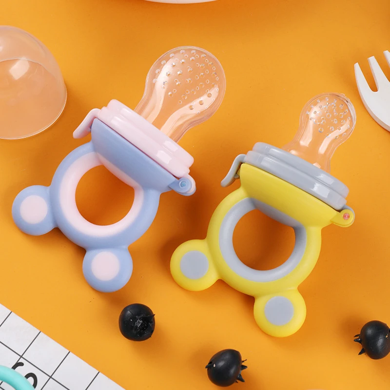New Baby nipple Fresh Food Nibbler Baby Pacifiers Feeder Kids Fruit feeding nipple Safe Supplies Nipple Teat Pacifier Bottles