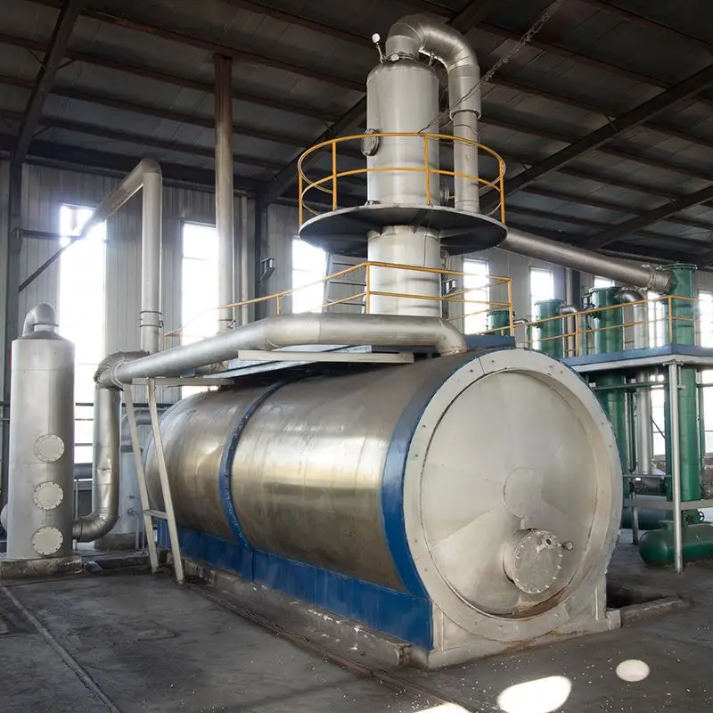 Crude Oil Process Purifier Machine Pyrolysis Refining Equipment Plastic Oil Distillation