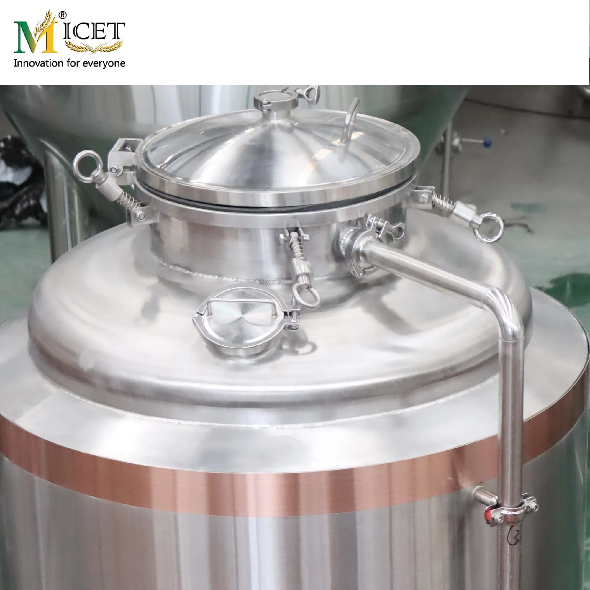 100L Stainless Steel Jacketed Cylindro Conical Fermenter Price