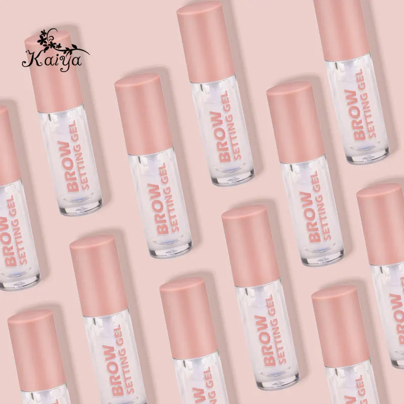 New Private Label Water Resistant Clear Brow Shield Setting Gel Liquid Eyebrow Fixed Gel Quick Dry Anti-fade Eyebrow Top Coat