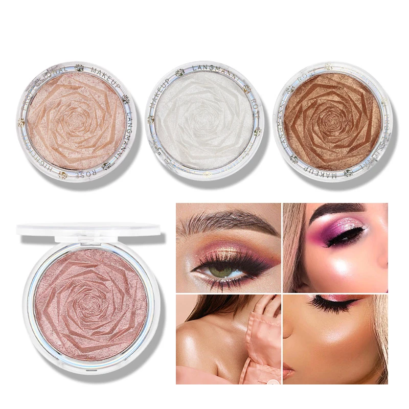 
2021 high quality Private label highlighter 4 Colors OEM/ODM Palette highlight makeup 